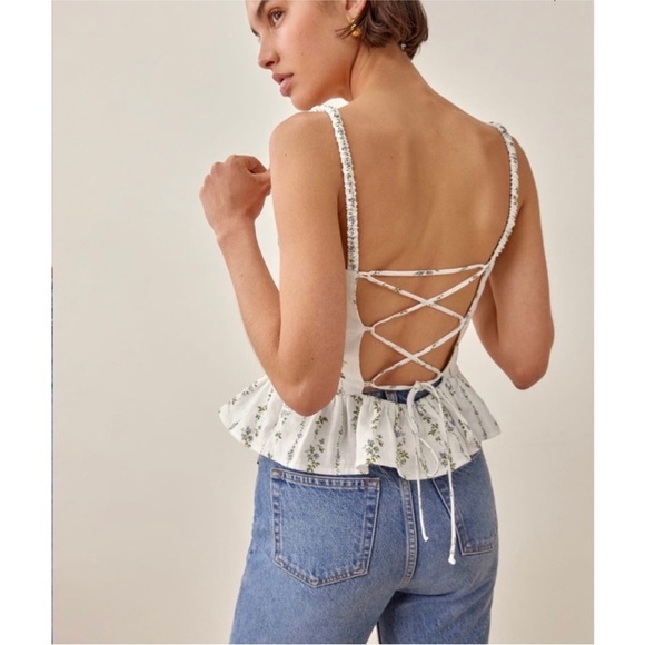 Reformation linen top NWT - Picture 1 of 5